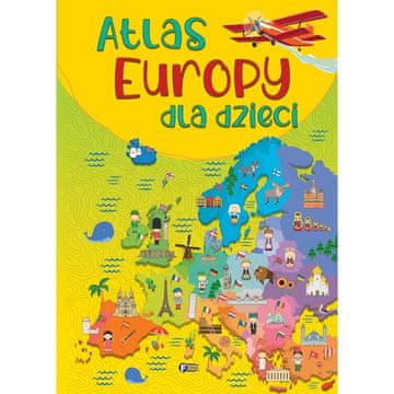 Fenix ATLAS EVROPE ZA OTROKE IZOBRAŽEVALNE KNJIGE ZEMLJEVIDI DRŽAVE CELINE