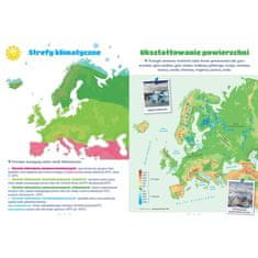 Fenix ATLAS EVROPE ZA OTROKE IZOBRAŽEVALNE KNJIGE ZEMLJEVIDI DRŽAVE CELINE