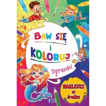 Fenix ZABAVAJTE SE IN POBARVAJTE POBARVANKE MORSKIH DEKLIC + 24 NALEPK