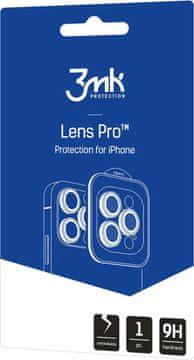 3MK Apple iPhone 17 Pro / 17 Pro Max - zaščita leč Pro, črna