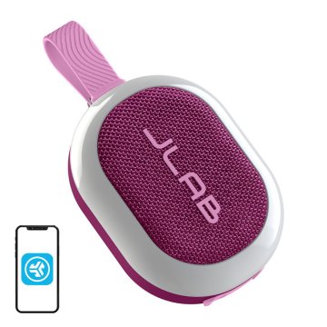 Jlab Prenosni brezžični Bluetooth zvočnik Pop Party (roza)