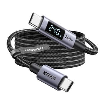Ugreen L530 USB-C-USB-C kabel 2 m (črn)