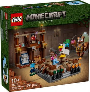 slomart LEGO Kocke Minecraft 21272 Dvorišče v gozdu