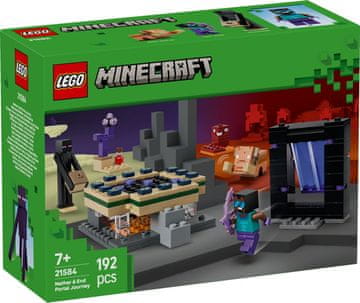 slomart LEGO Kocke Minecraft 21584 Pot skozi Nether
