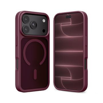 ETUI CRONG Etui Matte Magnetic MagSafe za iPhone 18 Pro Max / 17 Pro Max - Burgund