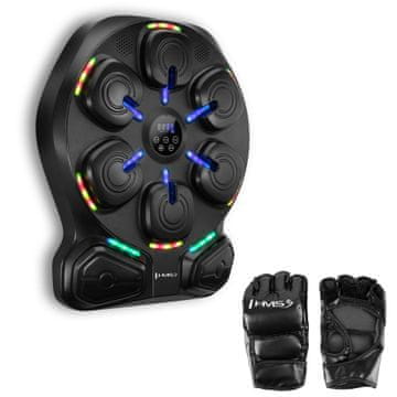 Northix Interaktivni glasbeni boksarski stroj z Bluetoothom in rokavicami