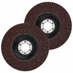 ER4 Lamelni brusni diski 125 mm, 2 kosa, mešana granulacija