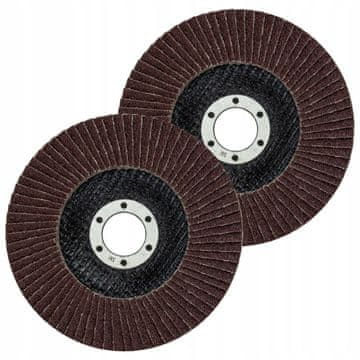 ER4 Lamelni brusni diski 125 mm, 2 kosa, mešana granulacija