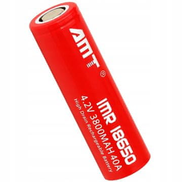 Verkgroup Akumulatorska 18650 polnilna baterija 3800mAh Li-ion 4,2V