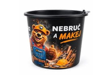 Enpro Vedro Plastic bucket, 20 l, Gripline with print
