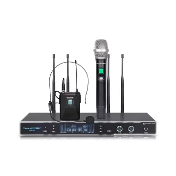 DE Microphones 2 ročni + naglavni mikrofoni SDR1803