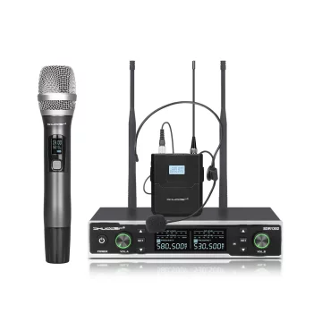 DE SDR1303 brezžični mikrofoni ročni mikrofon + komplet z mikrofonskim priključkom