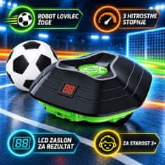 JOJOY® Interaktivni nogometni robot za trening, 3 stopnje hitrosti, sledenje žogi, LCD zaslon za rezultat, za vadbo preigravanja | BOTKICK