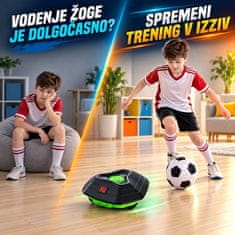 JOJOY® Interaktivni nogometni robot za trening, 3 stopnje hitrosti, sledenje žogi, LCD zaslon za rezultat, za vadbo preigravanja | BOTKICK