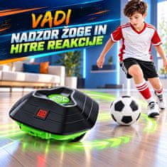 JOJOY® Interaktivni nogometni robot za trening, 3 stopnje hitrosti, sledenje žogi, LCD zaslon za rezultat, za vadbo preigravanja | BOTKICK