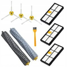 KOMPLET FILTROV, KRTAČ IN VALJEV za iRobot ROOMBA 966 976 800 900 980 8xx 9xx
