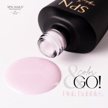 Gumijasta podlaga COLOR & GO! Roza mehurčki 10 ml
