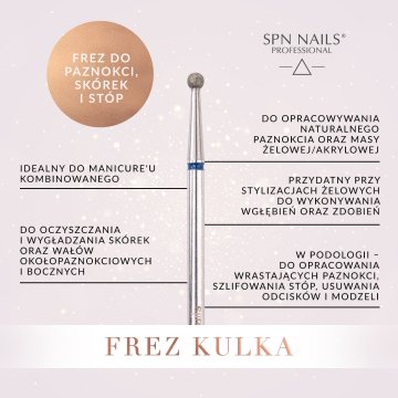 Rezalnik za nohte, obnohtno kožico in stopala - krogla