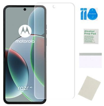 Hidrogelna zaščitna folija za MOTOROLA RAZR 40 za zaslon, trpežno TPU steklo