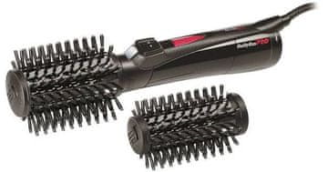 BaByliss PRO Rotating 800W BAB2770E (2 nastvka 40/50 mm, ionska, črna) vroča rotacijska krtača za lase