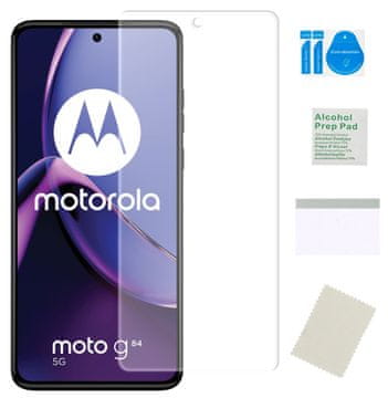Zaščitna folija za MOTOROLA MOTO G84 5G hidrogelna zaščitna folija za zaslon, močna in vzdržljiva, TPU
