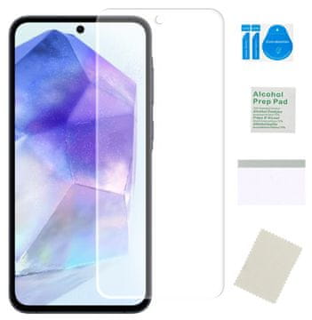 Zaščitna folija za SAMSUNG GALAXY A55, hidrogel, močna, za zaslon, TPU steklo