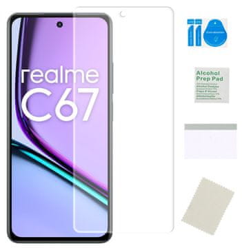 Zaščitna folija za REALME C67 4G hidrogel zaščitna folija za zaslon, odporna proti razbitju, TPU steklo