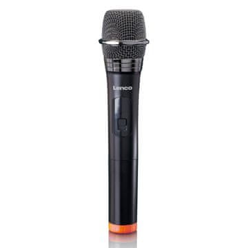 LENCO Brezžični mikrofon s 6,3 mm sprejemnikom, na baterije