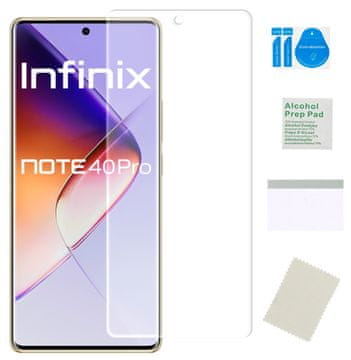 Hidrogelna zaščitna folija za INFINIX NOTE 40 PRO, močno steklo, ne poči, TPU