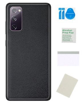 Zaščitna folija za SAMSUNG GALAXY S20 FE na hrbtni strani, črna, pikasta
