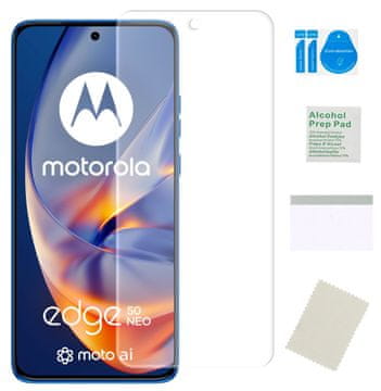 Zaščitna folija za MOTOROLA EDGE 50 NEO hidrogelna, trpežna zaščitna folija za zaslon, močna
