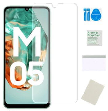 Zaščitna folija za SAMSUNG GALAXY M05, hidrogelna, trpežna zaščitna folija iz močnega TPU materiala.
