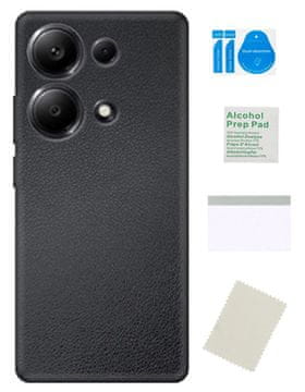 Zaščitna folija za XIAOMI REDMI NOTE 13 PRO 4G zadnja koža pika črna koža