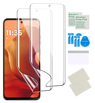 Zaščitna folija za MOTOROLA MOTO G15 na zaslonu, hidrogel, močan TPU, 2 kosa