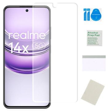 Zaščitna folija za REALME 14X 5G hidrogelna zaščitna folija za zaslon, močna, tanka, vzdržljiva