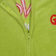sarcia.eu Grinch Moška FLIS pižama ENODELNA na zadrgo, PRAZNIČNA, TOPEL onesie s kapuco S-M