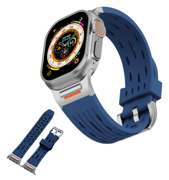 Pašček za Apple Watch 1 2 3 4 5 6 7 8 9 SE 38MM 40MM 41MM temno moder