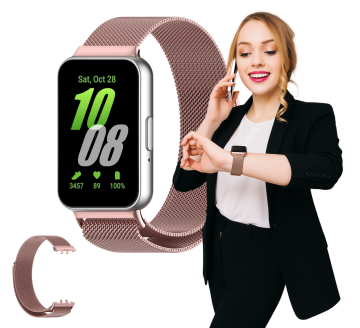 Pašček za uro SAMSUNG GALAXY FIT 3, roza magnetni, BARVE