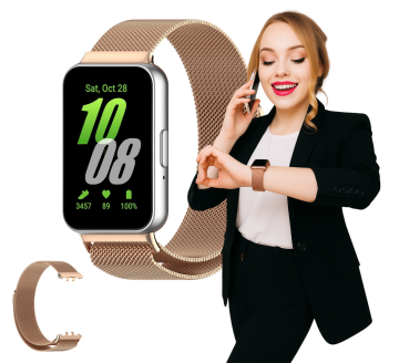 Pašček za uro SAMSUNG GALAXY FIT 3, roza zlate barve