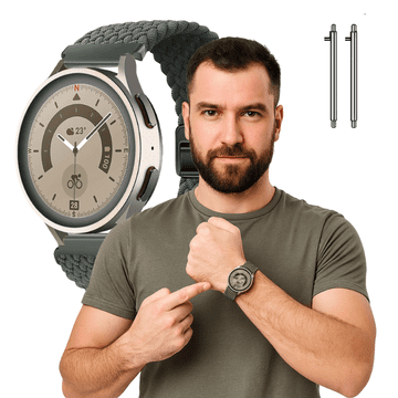 Pašček za Samsung Galaxy Watch Active 2, zelene barve