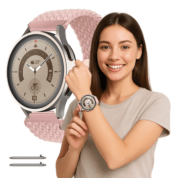 Pašček za HUAWEI WATCH GT 2 3 GT2 GT3 42MM PRO 43MM, roza BARVE