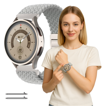 Pašček za Samsung Galaxy Watch Active 2, siv, RAZLIČNE BARVE