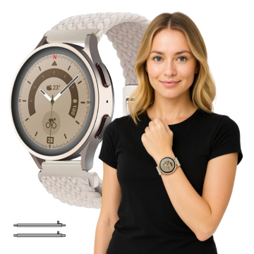 Pašček za HUAWEI WATCH GT 2 3 GT2 GT3 42MM PRO 43MM bež barve