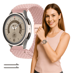 Pašček za pametno uro Garmin Vivoactive 6, roza BARVE