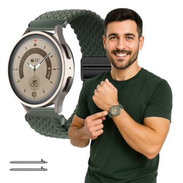 Pašček za pametno uro Garmin Vivoactive 6 zelene barve