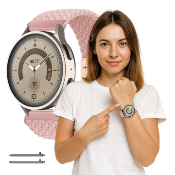 Univerzalni pašček za pametno uro Amazfit GTR Mini, roza 20 mm