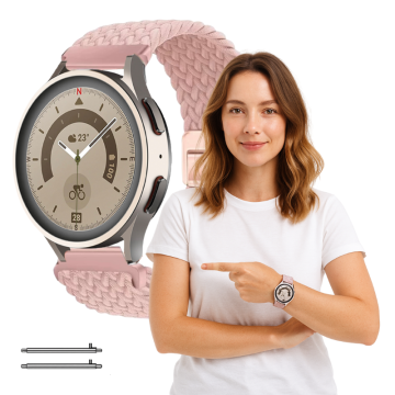 Pašček za Samsung Galaxy Watch 6 Classic 47mm univerzalni roza barve 20mm