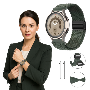 Pašček za Garmin Forerunner 255S 265S Vivoactive Venu 2S 3S 4S zelen 18 mm