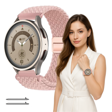 Pašček za Garmin Forerunner 255S 265S Vivoactive Venu 2S 3S 4S roza 18 mm