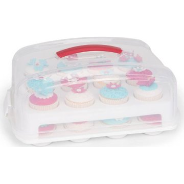 Patisse Plastična škatla za 24 kolačkov 39cm - FunCakes